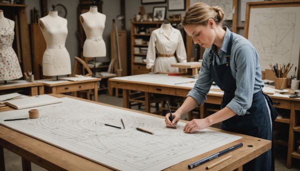 Le modéliste insuffle la vie technique aux croquis des créateurs