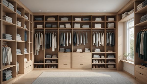 Le pliage vertical des pulls optimise l espace du dressing