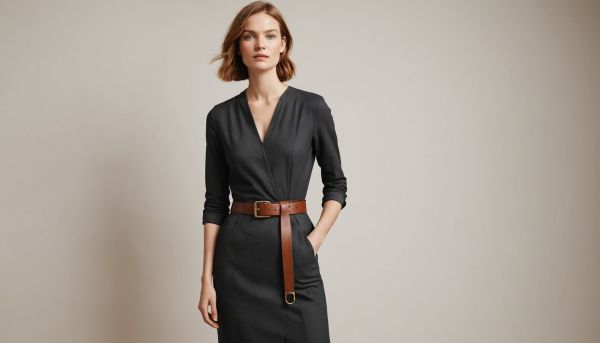 Les ceintures en cuir affinent la silhouette avec élégance